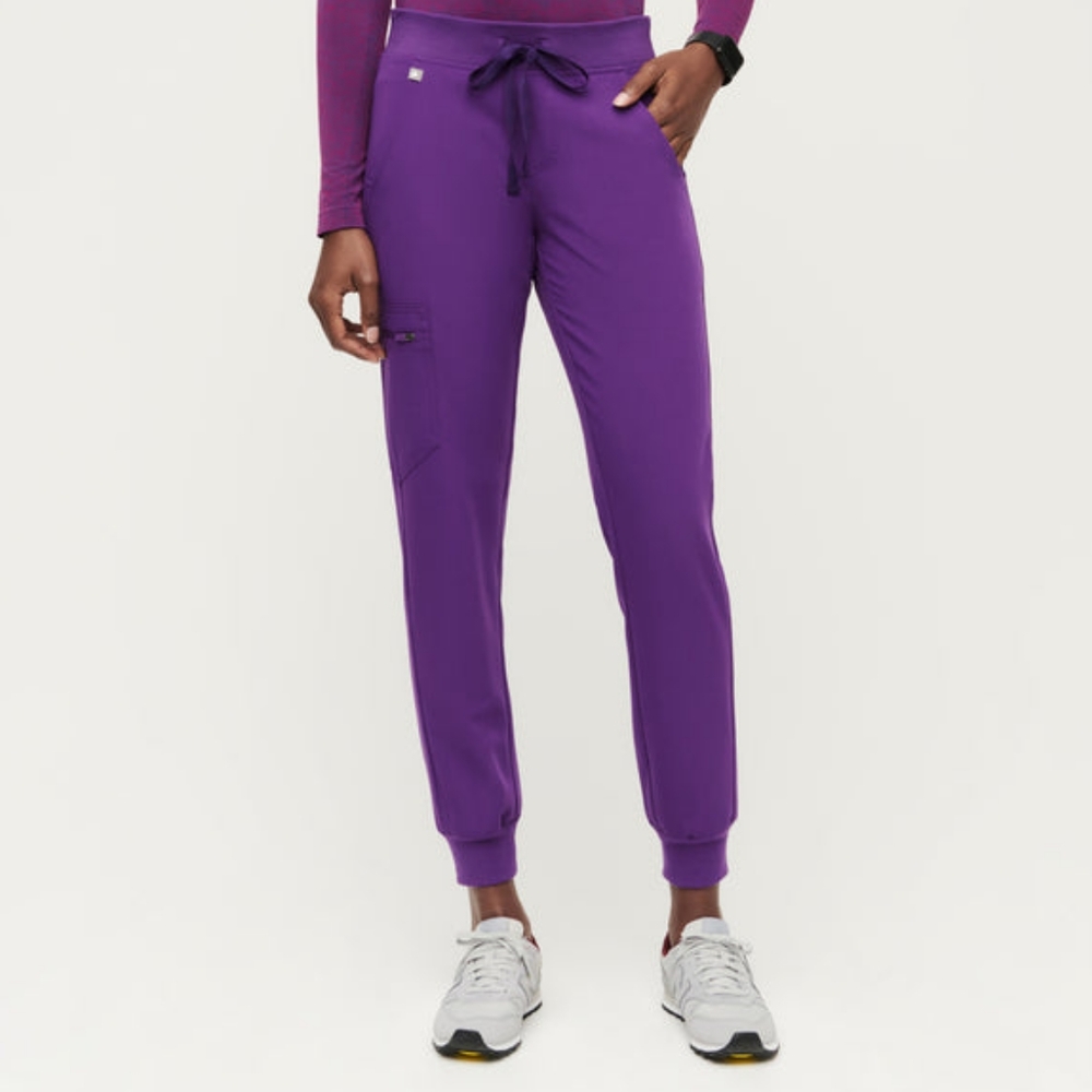BNWT Figs Digital Grape Catarina Top Zamora Joggers Scrubs Set Sz S - Picture 2 of 7
